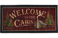 Cozy Cabin Collection Welcome to the Cabin Area Rug