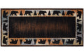 Cozy Cabin Collection Wandering Bear Multi Area Rug