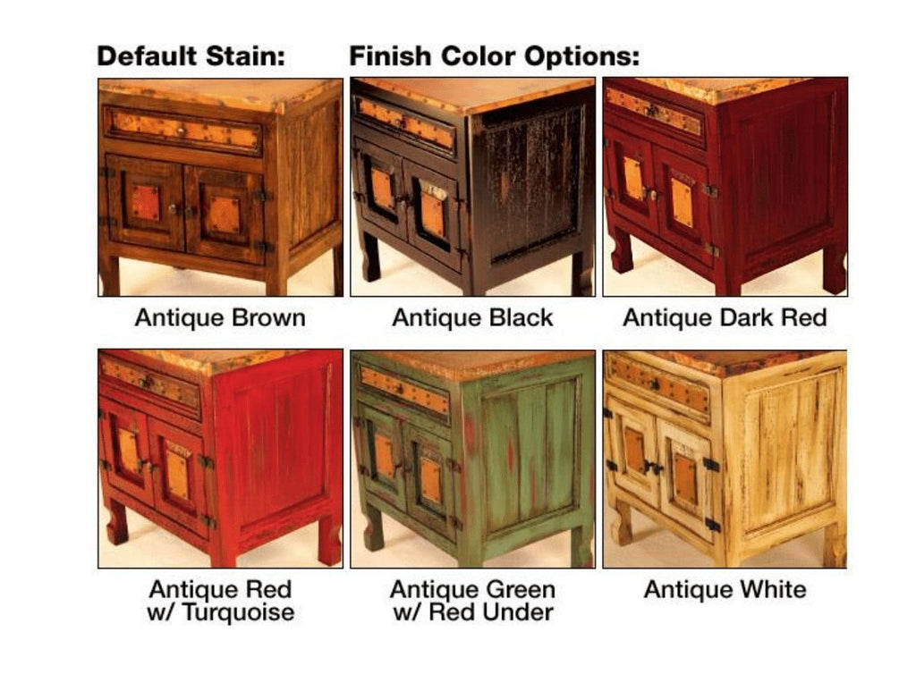 Executive Copper 5 Drawer Desk