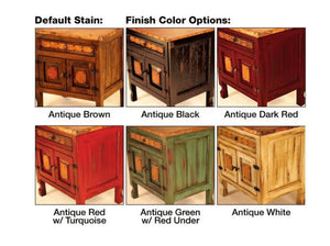 Executive Copper 5 Drawer Desk