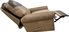 Load image into Gallery viewer, western contemporary swivel glider recliner, western leather swivel recliner