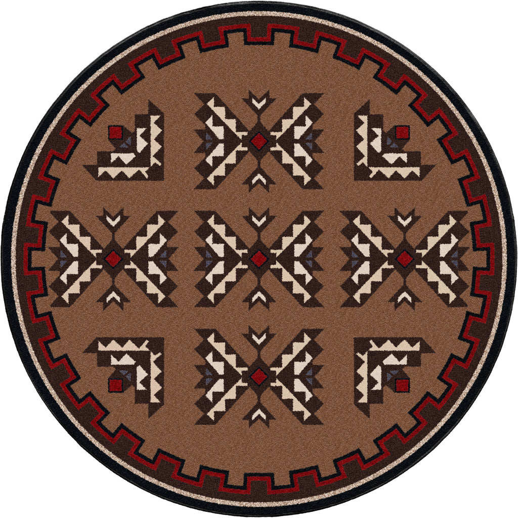 Image of an area rug, Cami Blanket - Brown