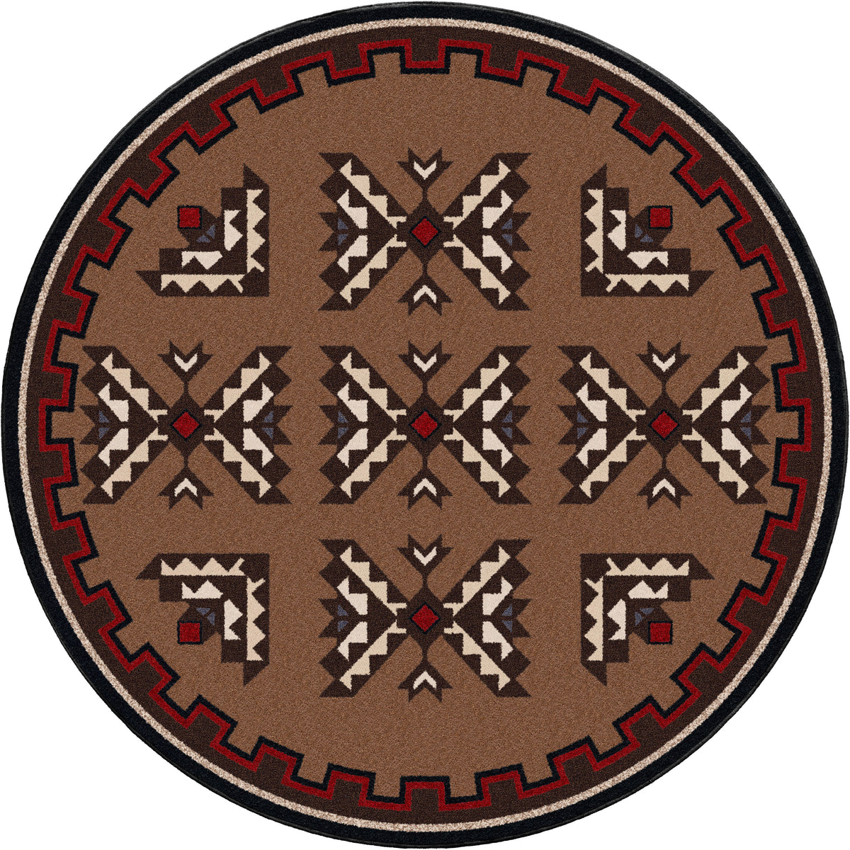 Image of an area rug, Cami Blanket - Brown