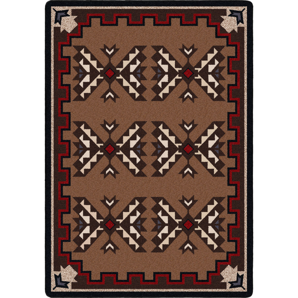 Image of an area rug, Cami Blanket - Brown
