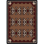 Image of an area rug, Cami Blanket - Brown