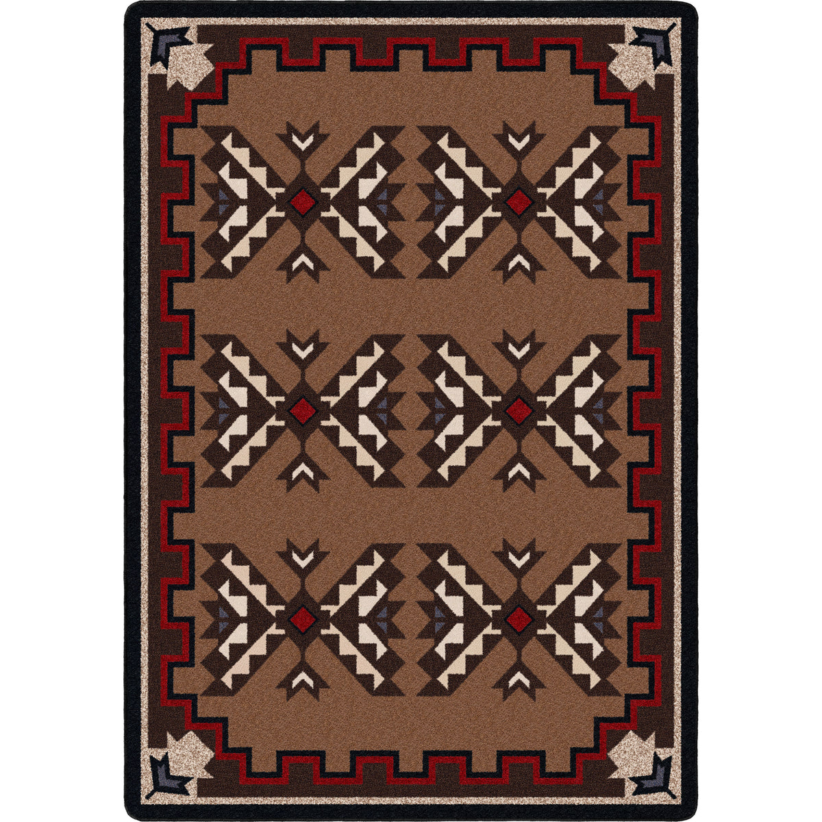 Image of an area rug, Cami Blanket - Brown