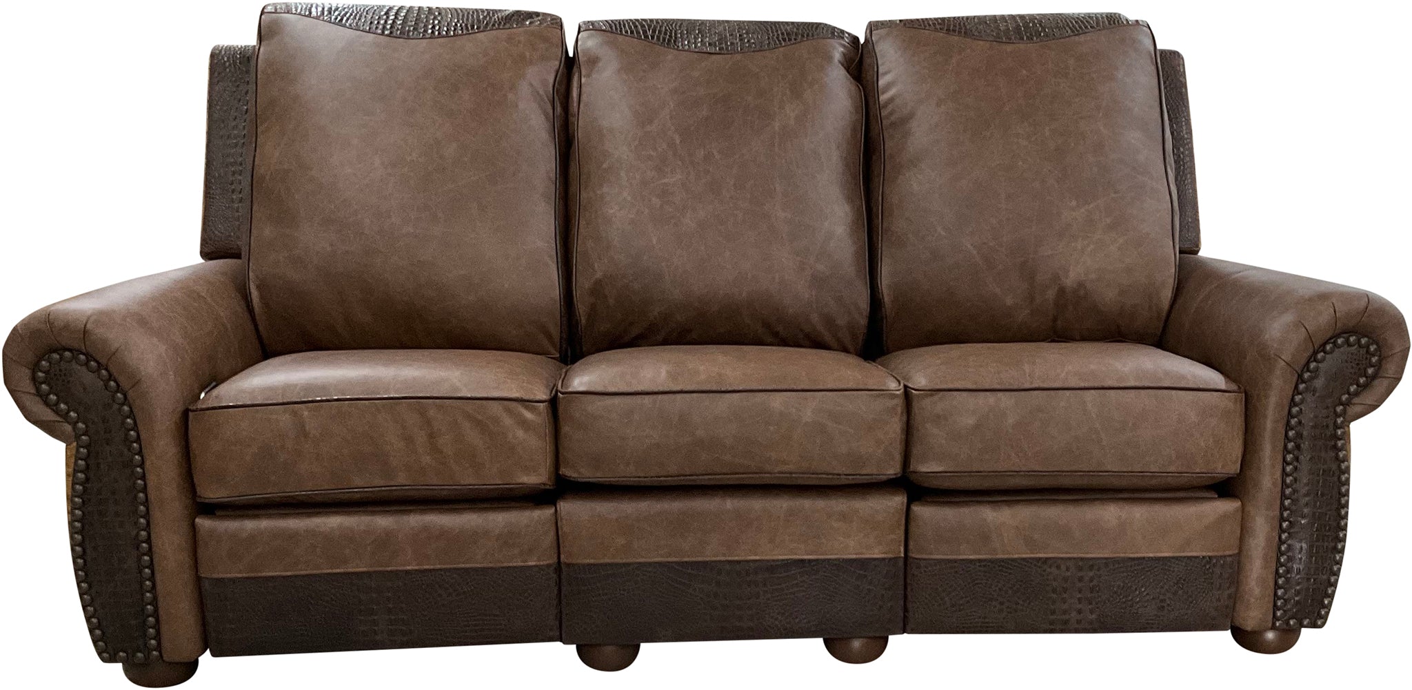 Canyon Comfort Double Recliner Sofa – Great Blue Heron Furniture
