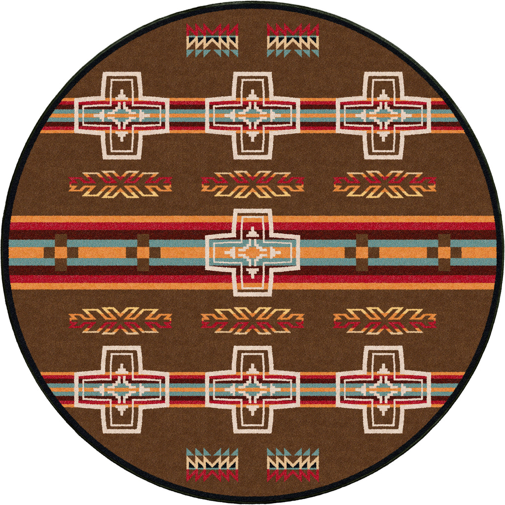 Image of an area rug, Canyon Cross - Sunset