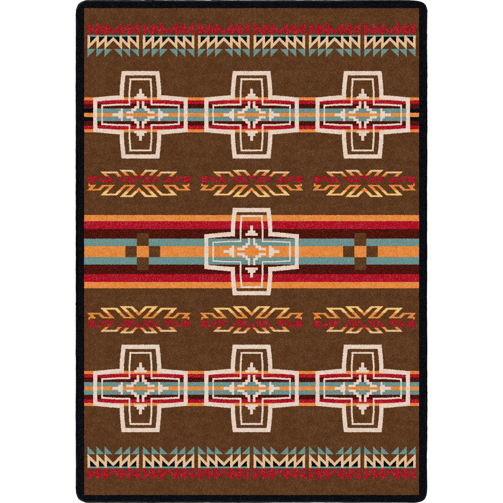 Image of an area rug, Canyon Cross - Sunset
