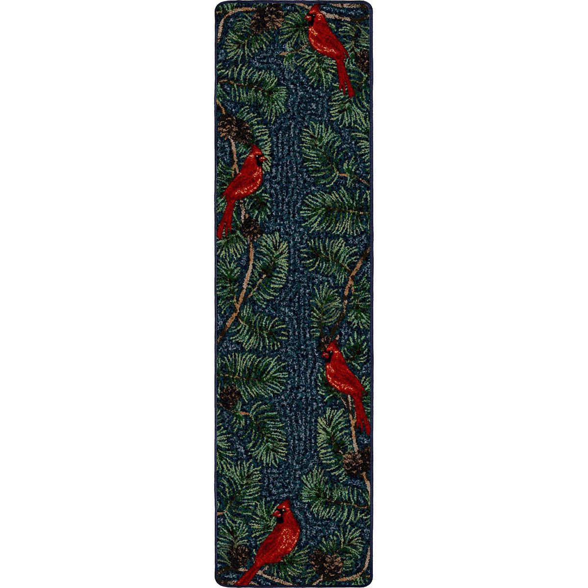 Image of an area rug, Cardinals - Navy