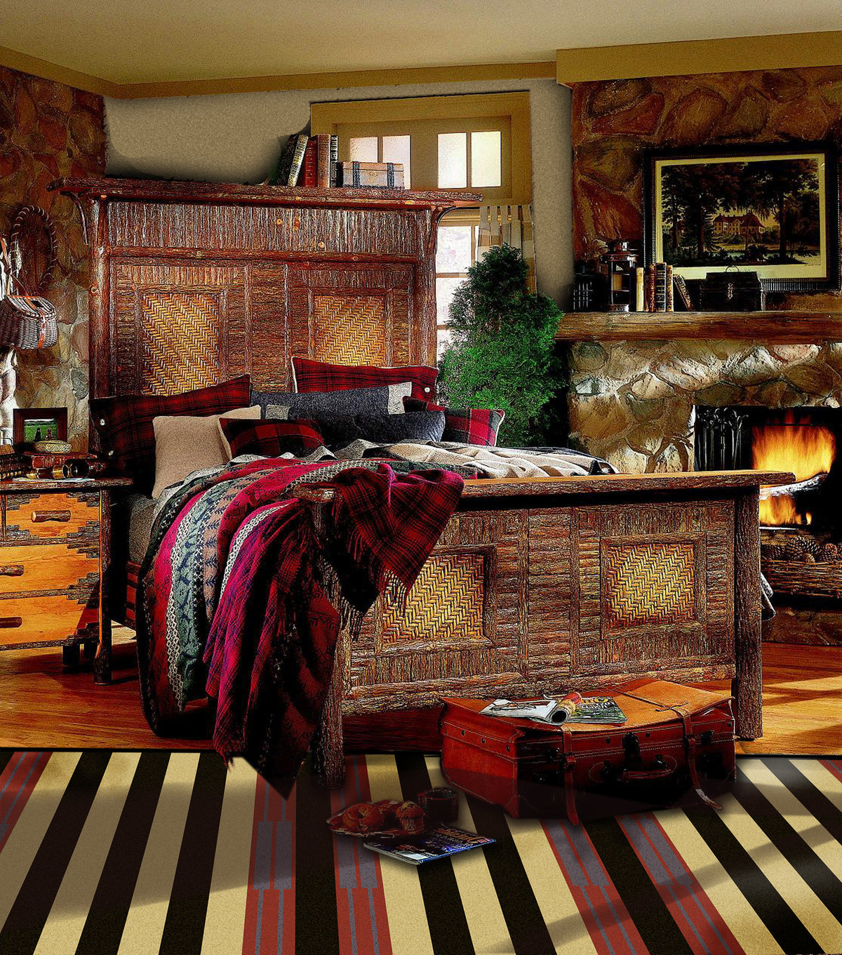 Image of an area rug, Chief Stripe - Multi