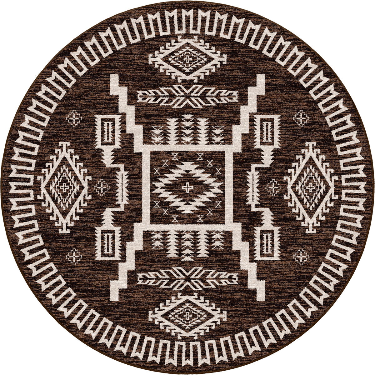 Image of an area rug, Cloudburst - Chocolate