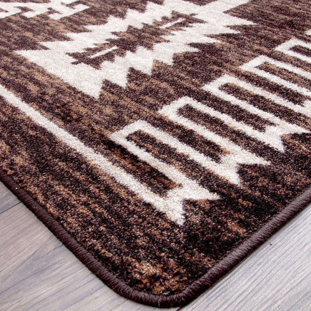 Image of an area rug, Cloudburst - Chocolate