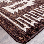 Image of an area rug, Cloudburst - Chocolate