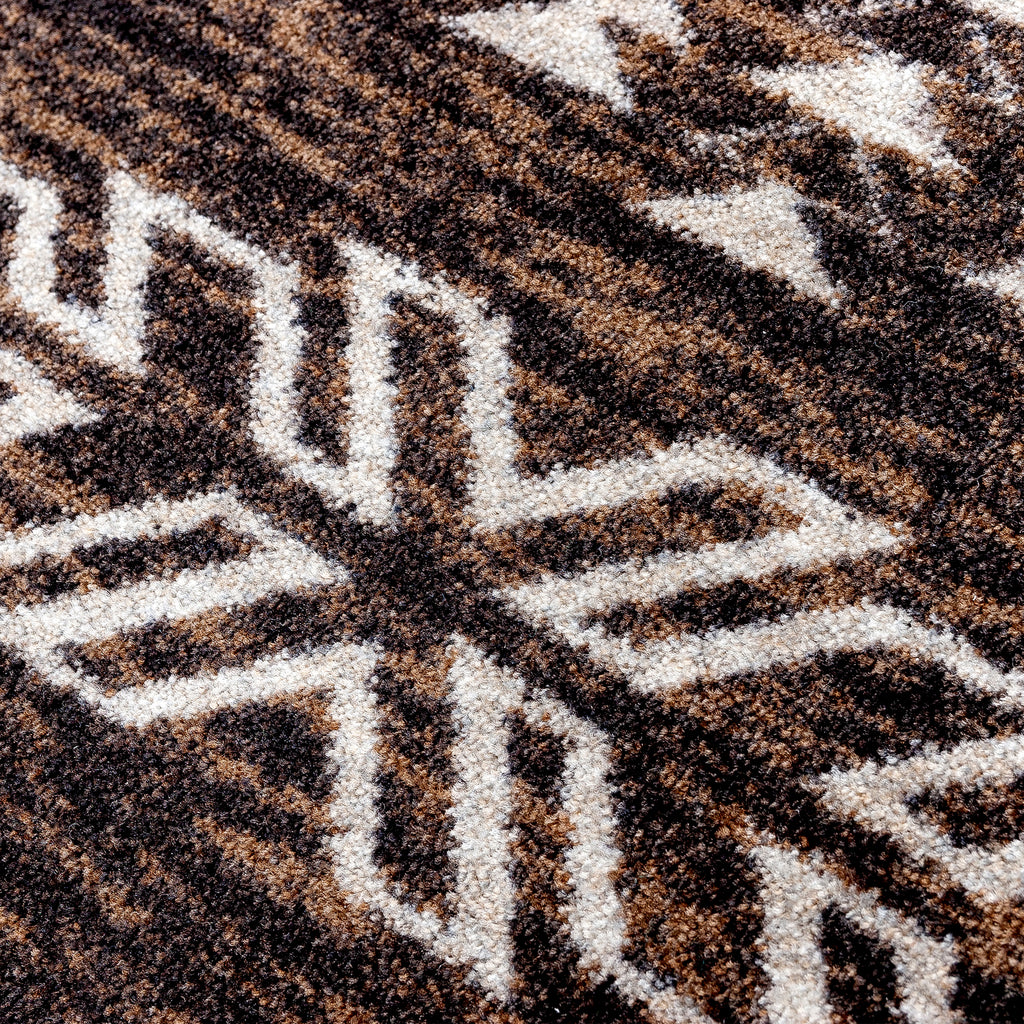 Image of an area rug, Cloudburst - Chocolate