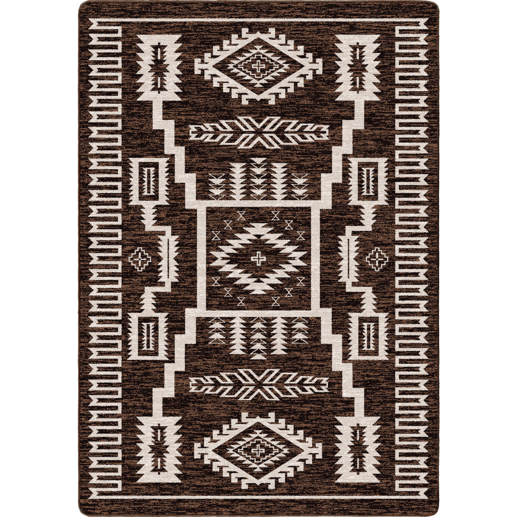 Image of an area rug, Cloudburst - Chocolate