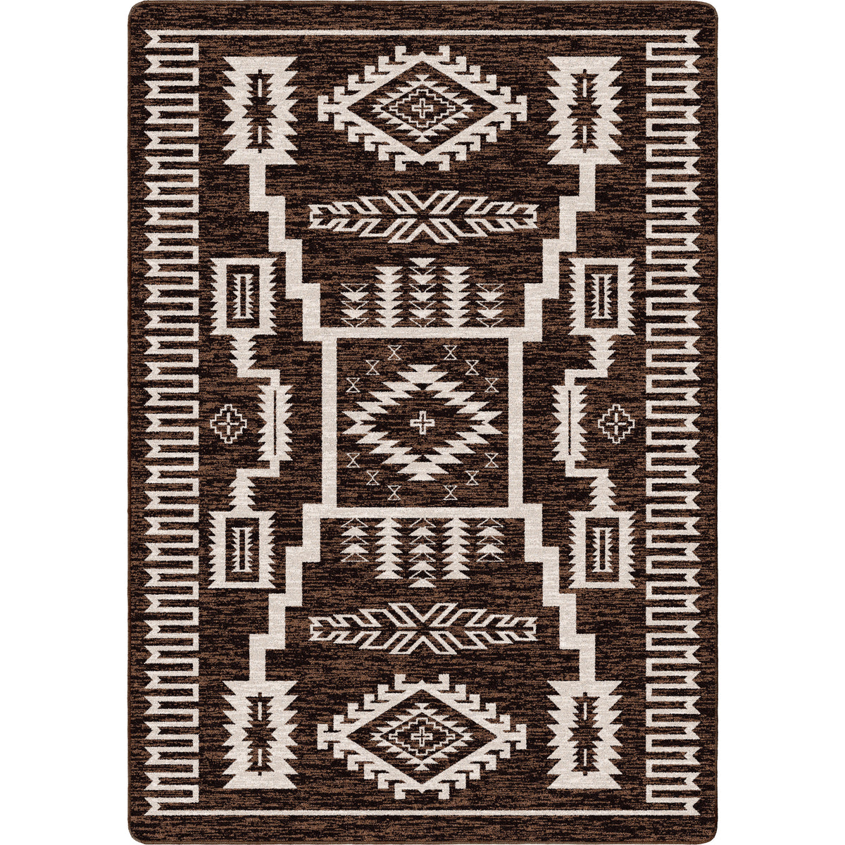 Image of an area rug, Cloudburst - Chocolate