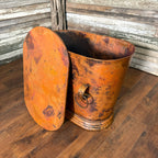Copper Storage End Table