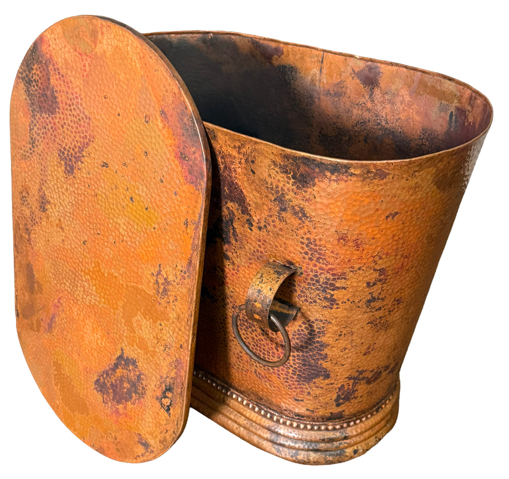 Copper Storage End Table