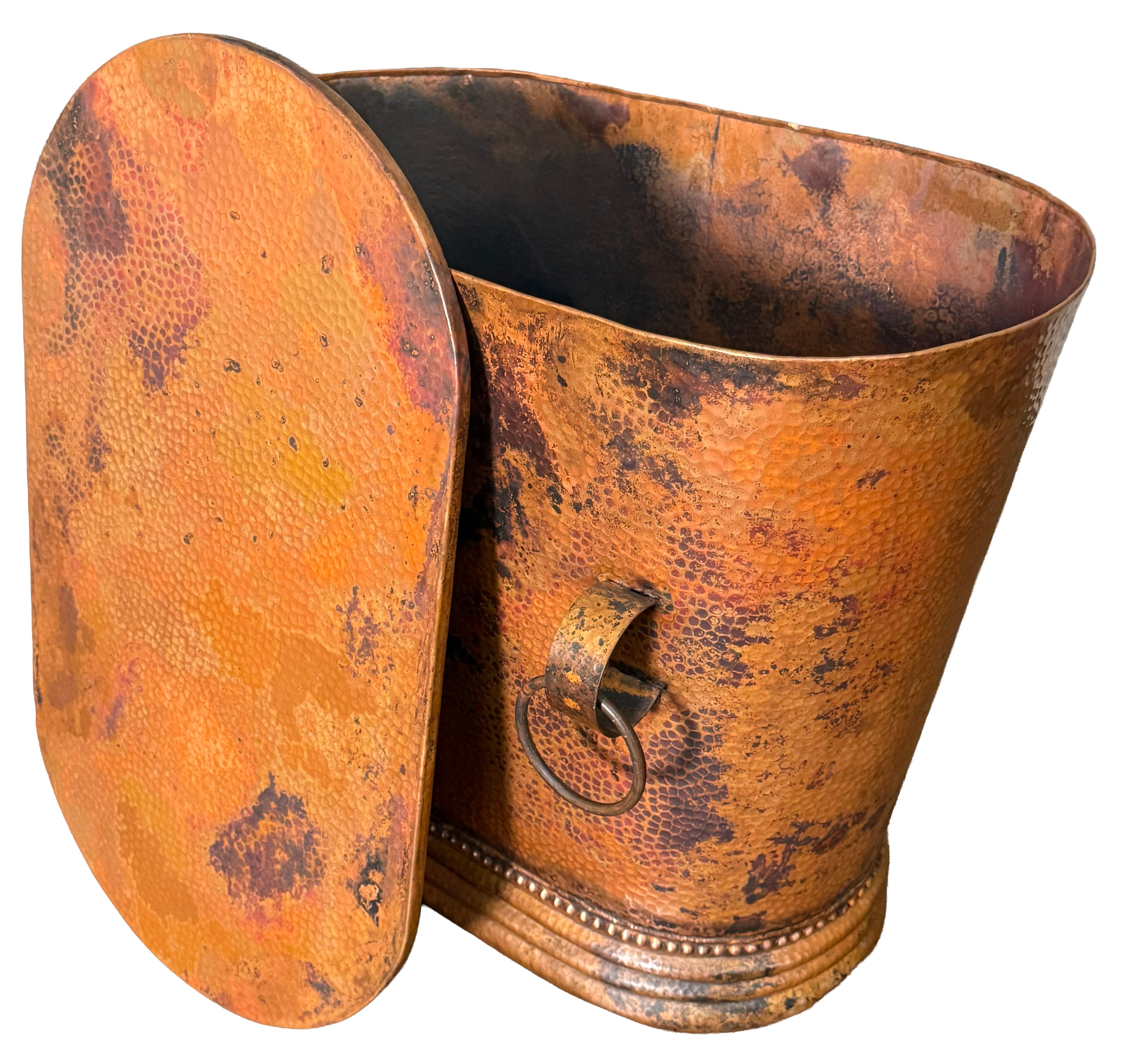 Copper Storage End Table