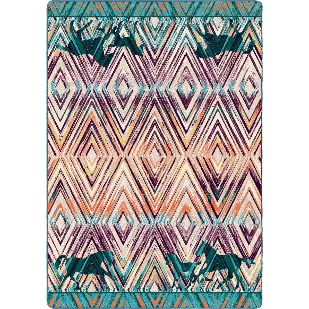 Image of an area rug, Cowboy Love OKA - Multi