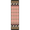 Image of an area rug, Cozy Bears - Burnt Red