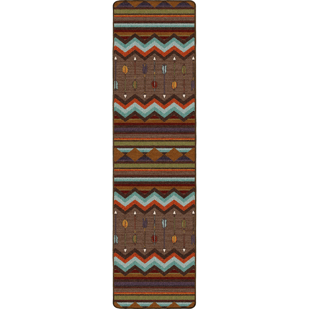 Image of an area rug, Cresting Fletcher - Rainbow
