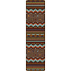 Image of an area rug, Cresting Fletcher - Rainbow