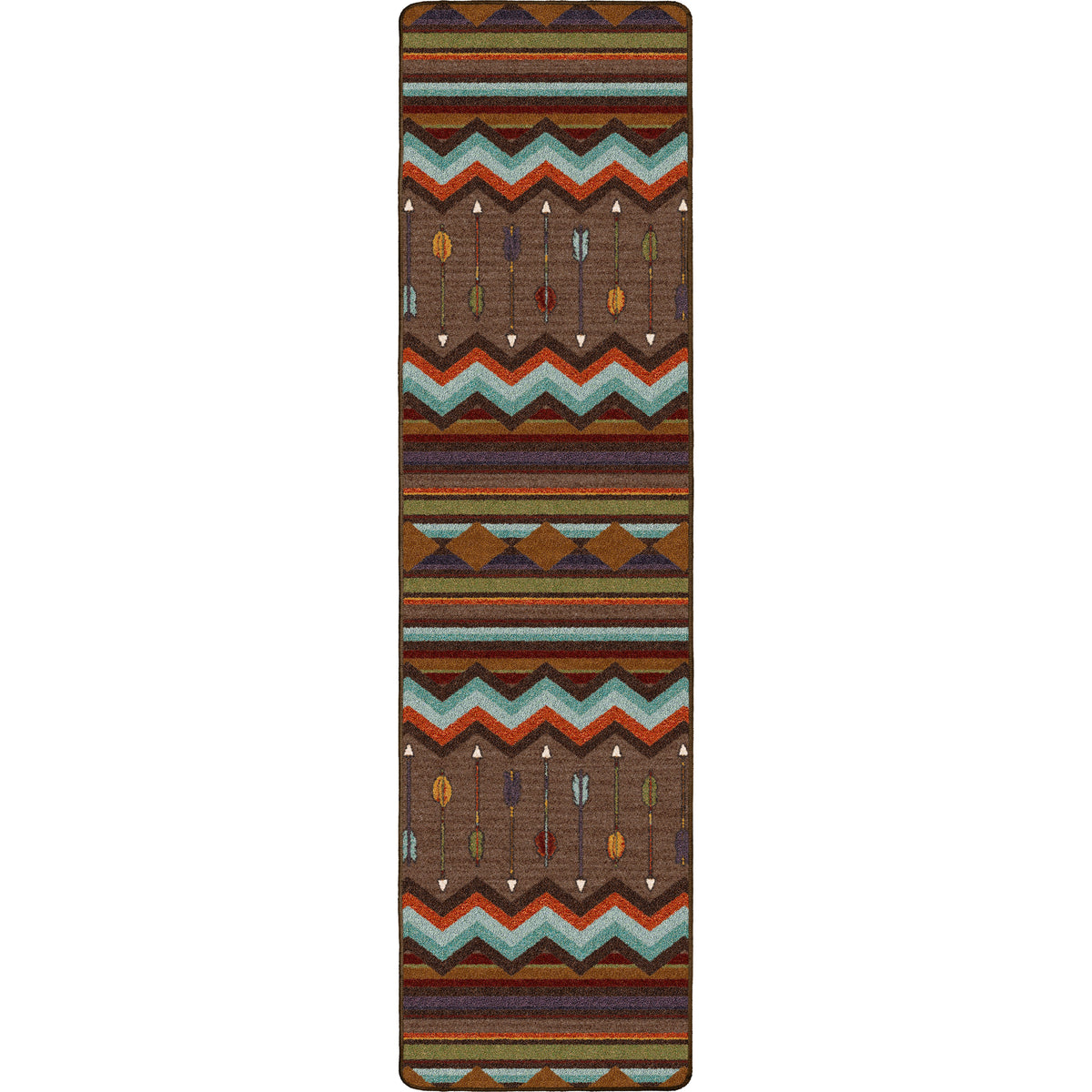 Image of an area rug, Cresting Fletcher - Rainbow
