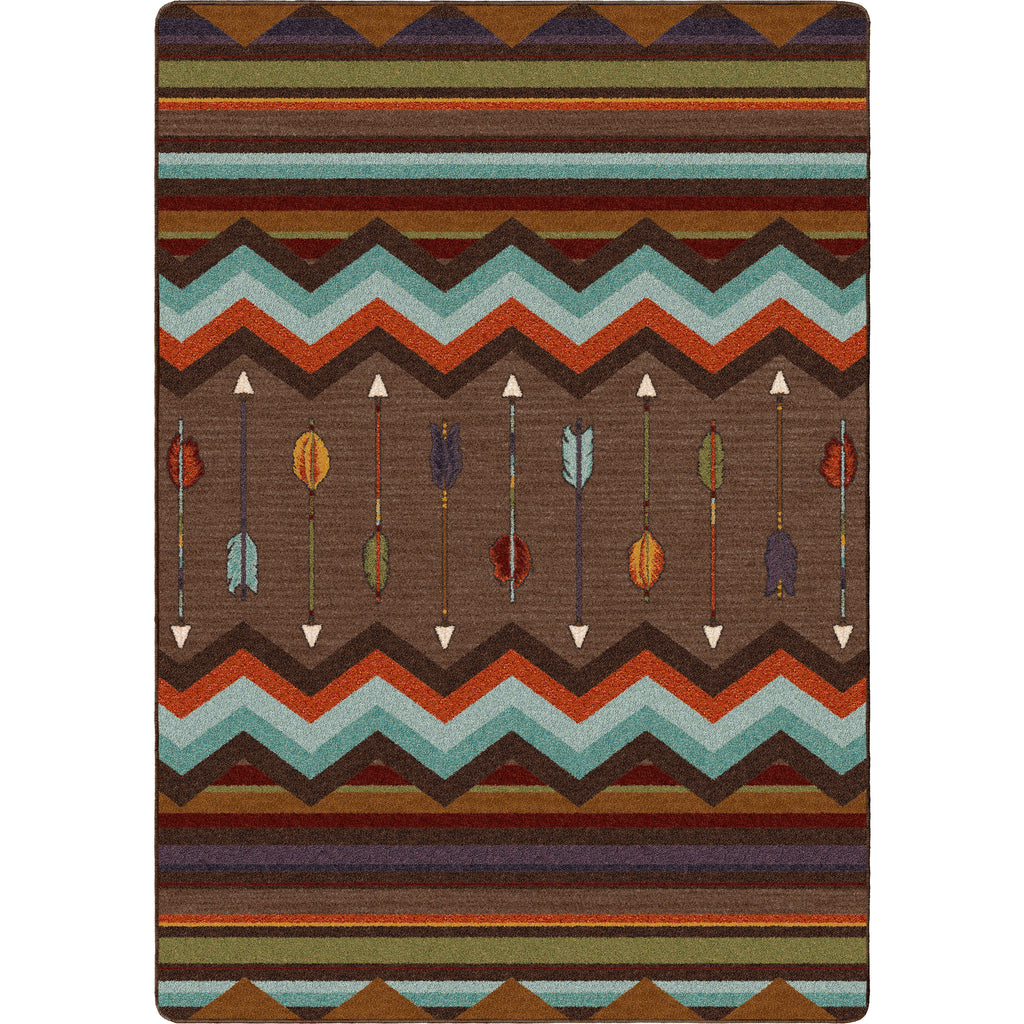 Image of an area rug, Cresting Fletcher - Rainbow
