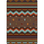 Image of an area rug, Cresting Fletcher - Rainbow