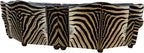 Zebra Night Curved Sectional