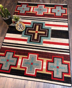Image of an area rug, Cross Roads - Fuego