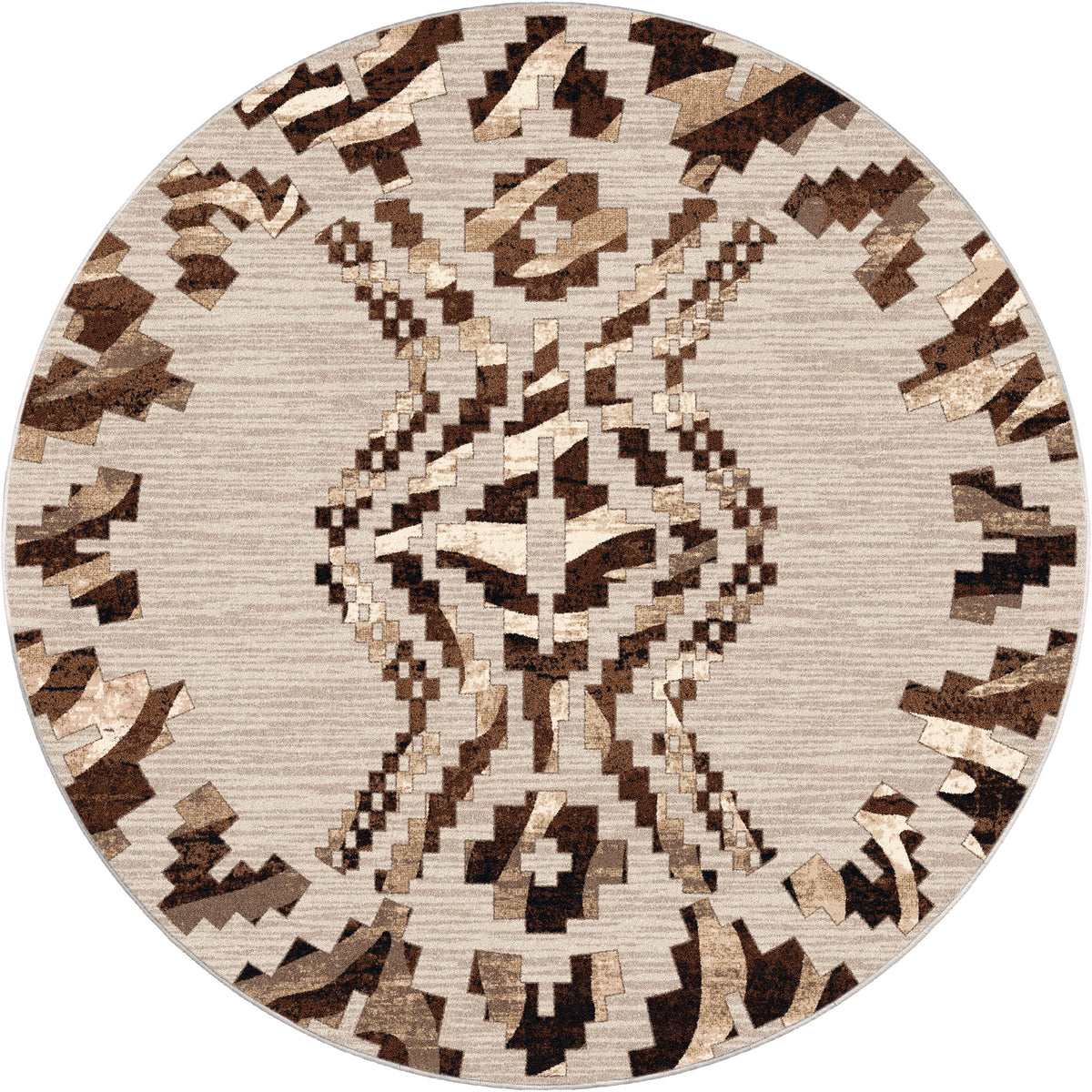 Image of an area rug, Curio Zebra - Natural