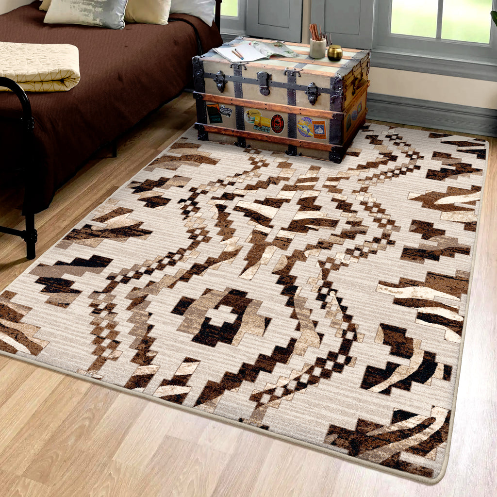 Image of an area rug, Curio Zebra - Natural