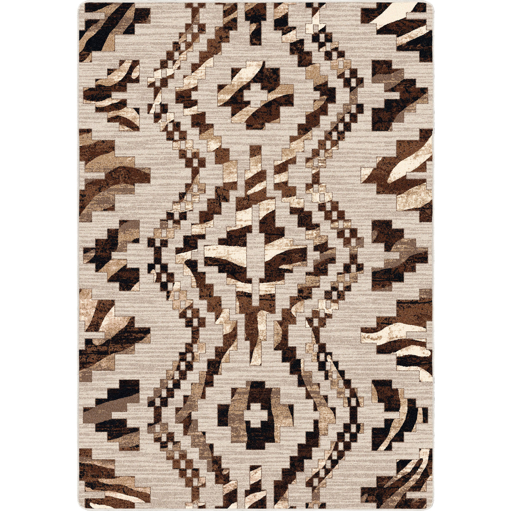 Image of an area rug, Curio Zebra - Natural