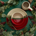 Pasadizo Pomegranate Ceramic 16PC Dinnerware Set Dinnerware Set