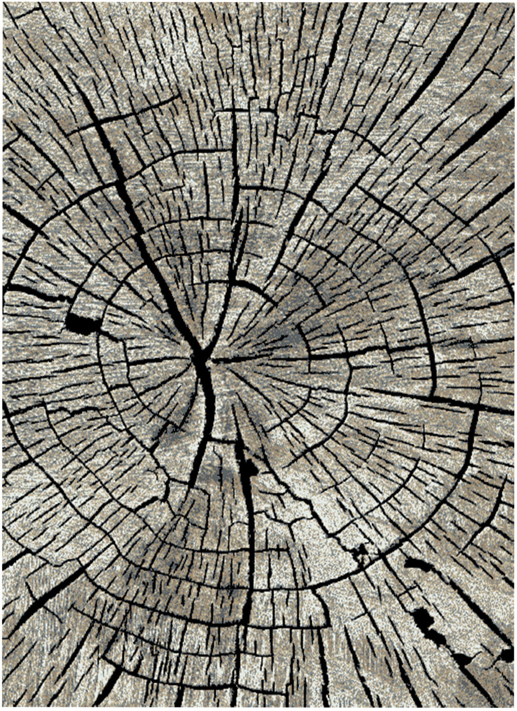 Denver Timber Gray Area Rug
