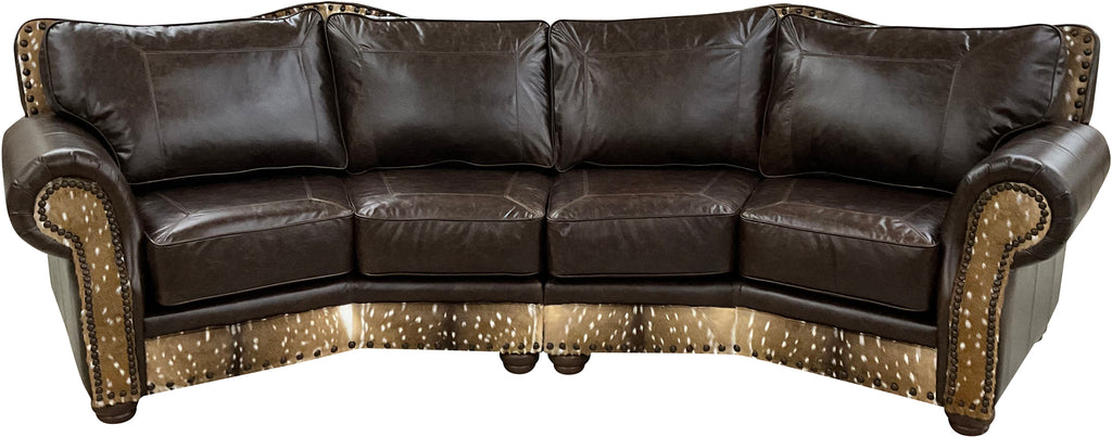 Axis Vintage Curved Sectional Sofa