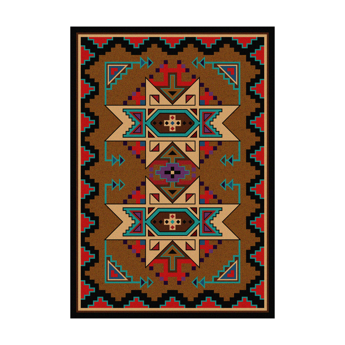 Image of an area rug, Deep Gorge - Bright