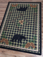 Image of an area rug, Deep Woods - Green