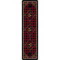Image of an area rug, Deep Woods - Red