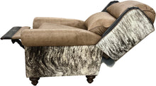 Load image into Gallery viewer, Celine Camel Oversized Wingback Recliner