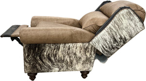 Celine Camel Oversized Wingback Recliner