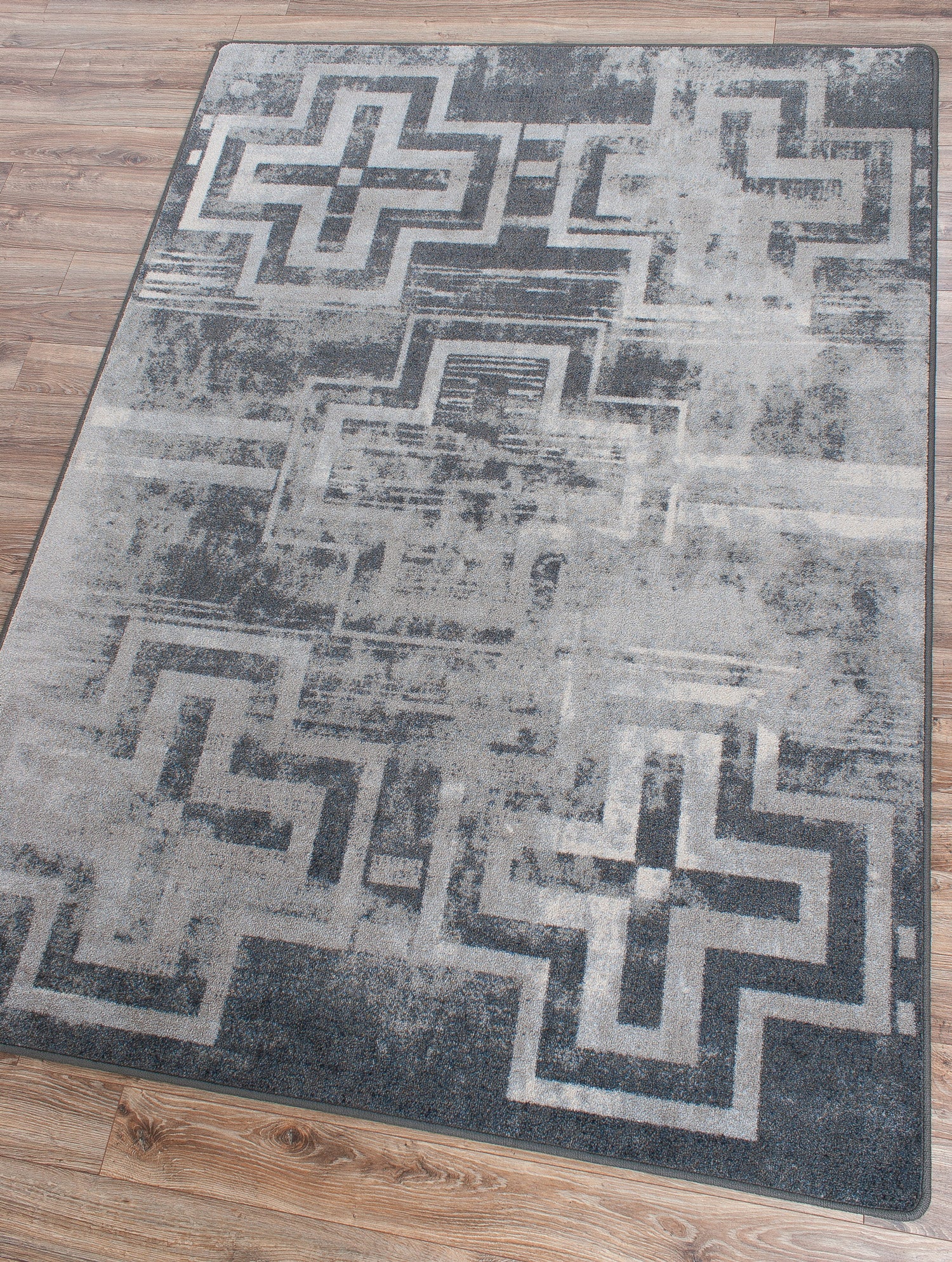 Image of an area rug, Distressed Bounty - Asphalt