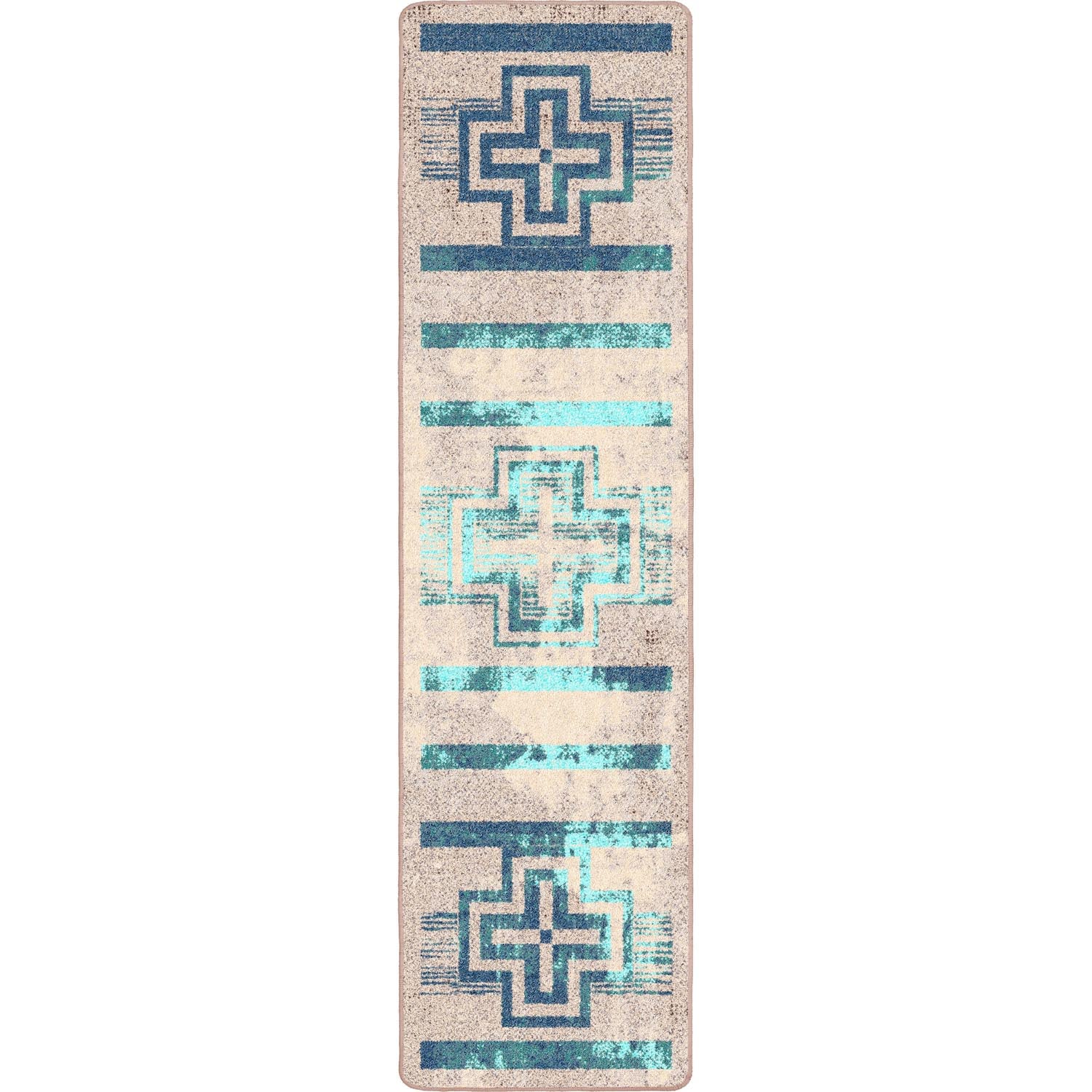 Image of an area rug, Distressed Bounty - Glacier