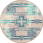 Image of an area rug, Distressed Bounty - Glacier