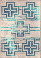 Image of an area rug, Distressed Bounty - Glacier