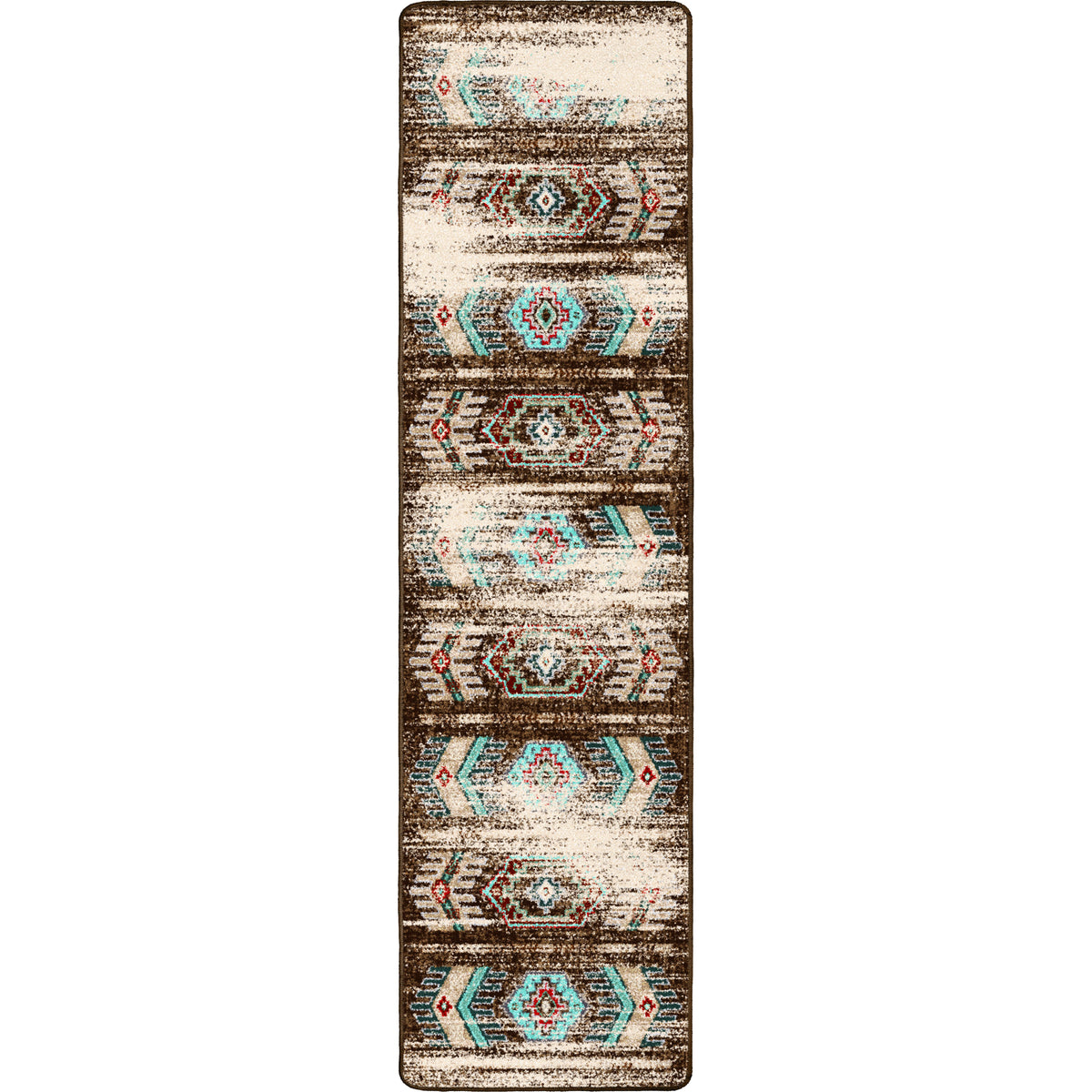 Image of an area rug, Carlsbad Distressed - Turquoise
