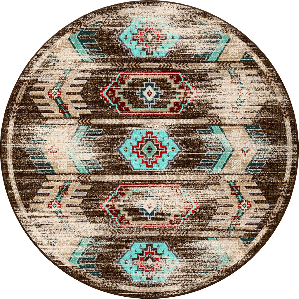 Image of an area rug, Carlsbad Distressed - Turquoise
